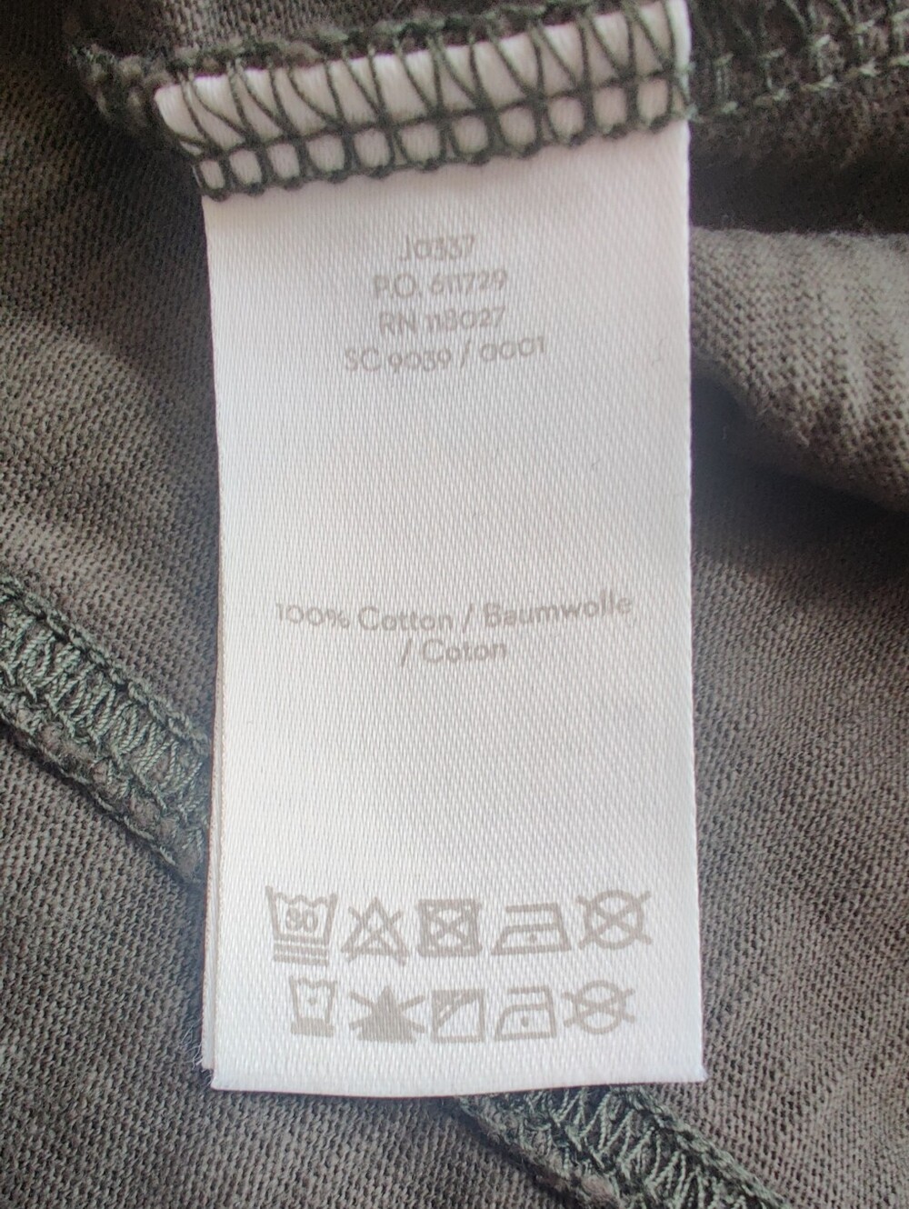 BODEN Tara Jersey Shirt Dress In Olive Green Size 12 Long - Picture 7 of 7